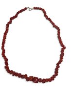 Necklace Mandile 1922 Woman Coralli in Silver Corallo 2MCOC18.4